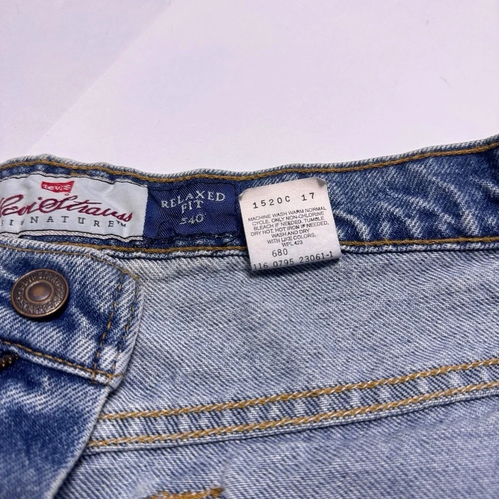 Vintage Levis 540 Jeans‎ Mens 38x30 (fits 35x30) Blue Denim Relaxed Straight 90s